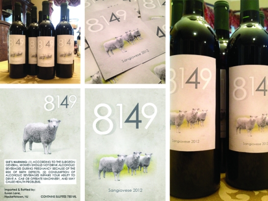 8149 Sangiovese Wine Label